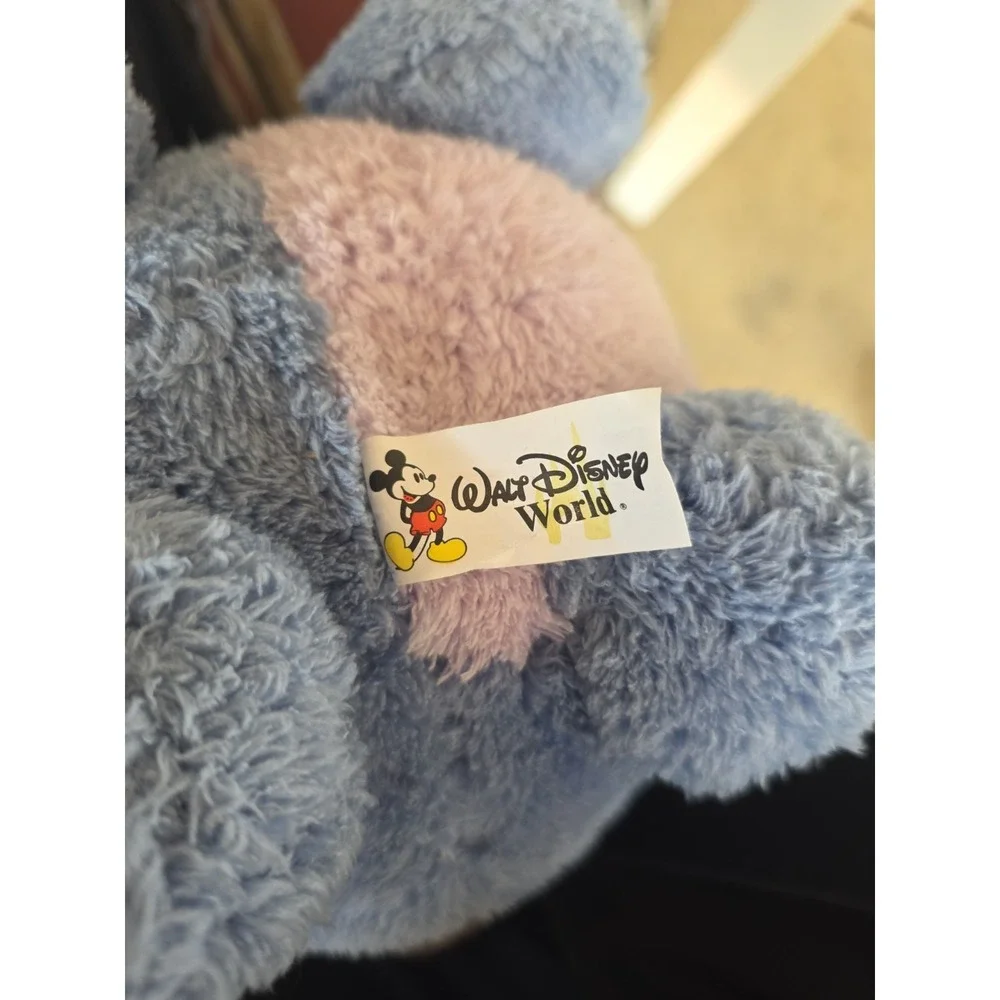 Disney Parks Round Eeyore Plush w/Detachable Tail Blue 7" Soft Cuddly - Picture 5 of 6